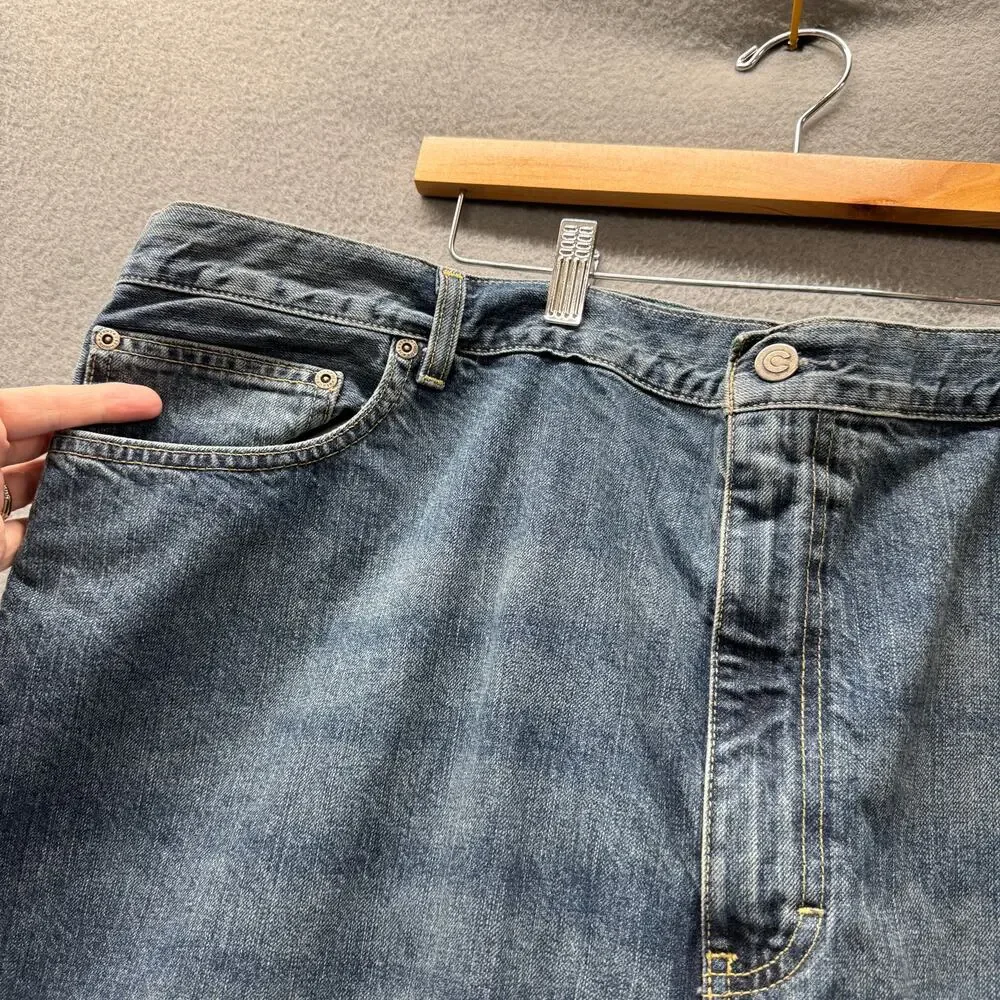 Cremieux Jeans Relaxed Fit Big Man Blue Denim Mens 50x30 ACTUAL‎ NEW